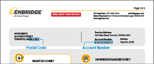 Sample Bill